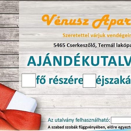 Venusz Apartman Cserkeszolo Exterior photo